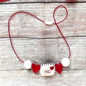 Love Letter Valentine’s Felt Necklace